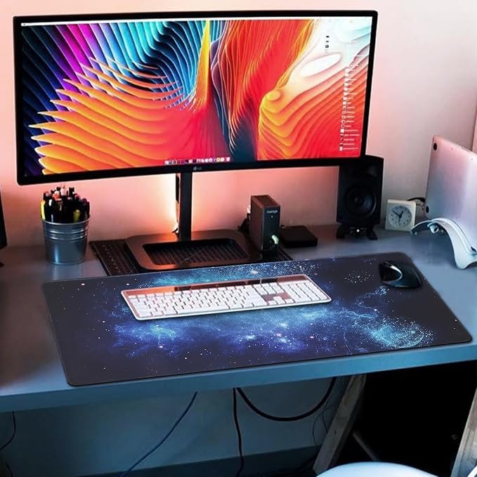 XXL Gaming Mouse Pad 35.4x15.7 Professional Large Mouse Pad & Computer Game Mouse Mat-90x40 Spacebluedot - Image 6