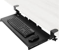 VIVO Large Keyboard Tray Under Desk Pull Out with Extra Sturdy C Clamp Mount System, 27 (33 Including Clamps) x 11 Inch Slide-Out Platform Computer Drawer for Typing, Black, MOUNT-KB05E by Unknown
