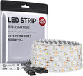 BTF-LIGHTING RGB+Natural White SK6812 LED Strip 16.4FT 150LED IP65 DC12V by BTF-LIGHTING