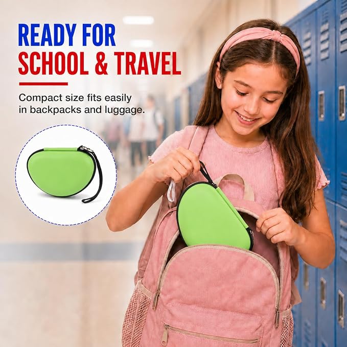 ANKHOH Kids Headphone Case for eKids, for Beats Solo4 Headphones, Green - Image 7
