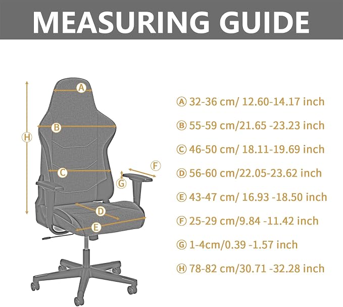 Lavish Cover Velvet Stretchable Gaming Chair Cover, Washable, Anti-Scratch Slipcover with Armrest Protection, Cat Scratch Proof for Office and Computer Chairs(No Chair, NavyBlue) - Image 2