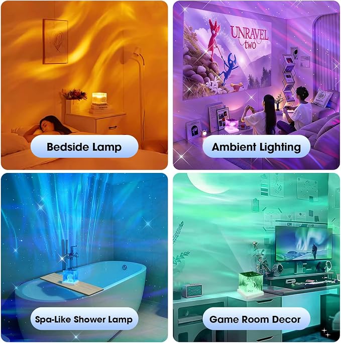 Northern Galaxy Light Projector with Remote, 16 Color Night Light for Room - Image 7