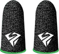 Gaming Finger Gloves Gaming Finger Sleeves Anti-Slip Sweatproof Ultra-Thin Touch Screen Gloves Fingertip Cover for Mobile Game Gaming Finger Gloves Gaming Thumb Sleeves by Unknown