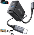 JSAUX 65W Switch Dock with 4K@120Hz HDMI, 65W PD Fast Charging, USB A Port by JSAUX