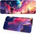 Gaming Mouse Pad, Non-Slip Rubber Band Stitched Edge, Astronaut Planet Space, Suitable for Home, Gaming, Office, 31.5x11.8 Inch Anime Mouse Pad by Unknown