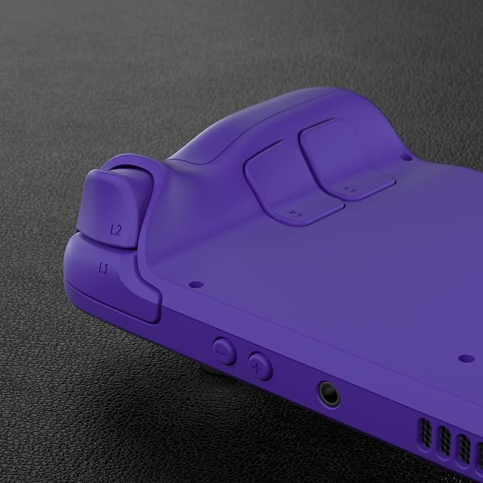 eXtremeRate DIY Full Set Shell with Buttons for Steam Deck LCD, Custom Faceplate Back Plate Replacement Shell for Steam Deck LCD - Purple [Console NOT Included] - Image 6