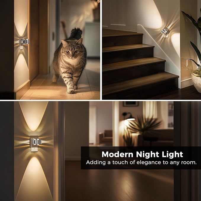 L LOHAS LED Night Light Projector, Night Lights Plug into Wall Light Sensor - Image 6