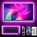KANTUTOE TV Backlights, 13.1FT LED Lights for 32-65 Inch TV, RGB TV LED Lights Behind, Music Sync Bluetooth APP and Remote Control TV LED Strip Lights USB Powered for Gaming/Bedroom by KANTUTOE