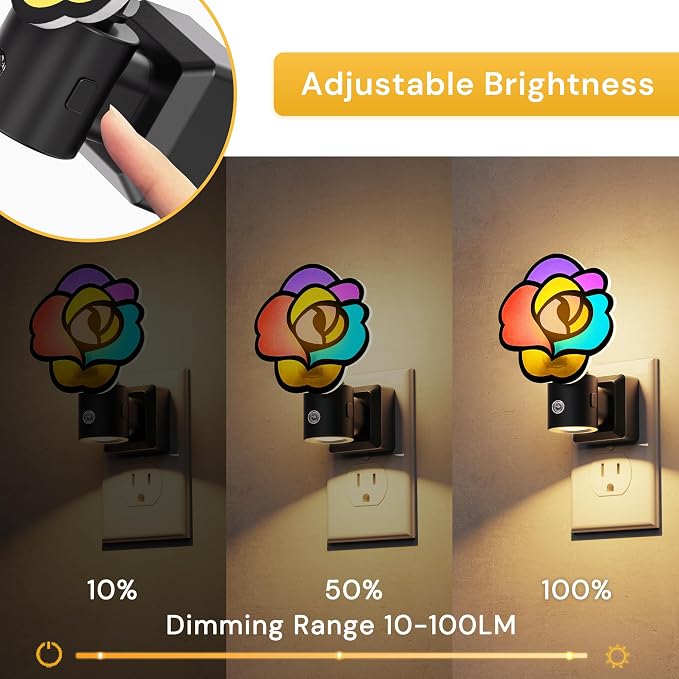 L LOHAS LED Night Lights Plug into Wall, Night Light with Light Sensor - Image 3