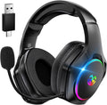 Tatybo Wireless Gaming Headset for PS5 PC, Dual Mode, Low Latency, Black by Tatybo