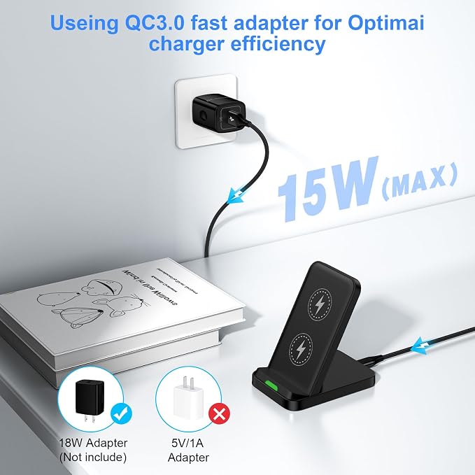 for Google Pixel Wireless Charging Stand for Pixel 11/10 Pro/10 Pro XL/9a - Image 2