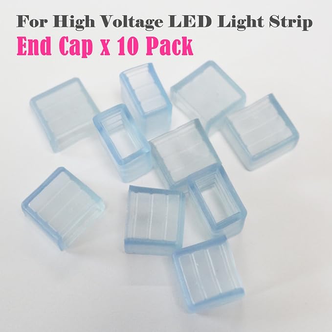 10pack of 4PINS and END Cap High Voltage RGB Light Strip - Image 3