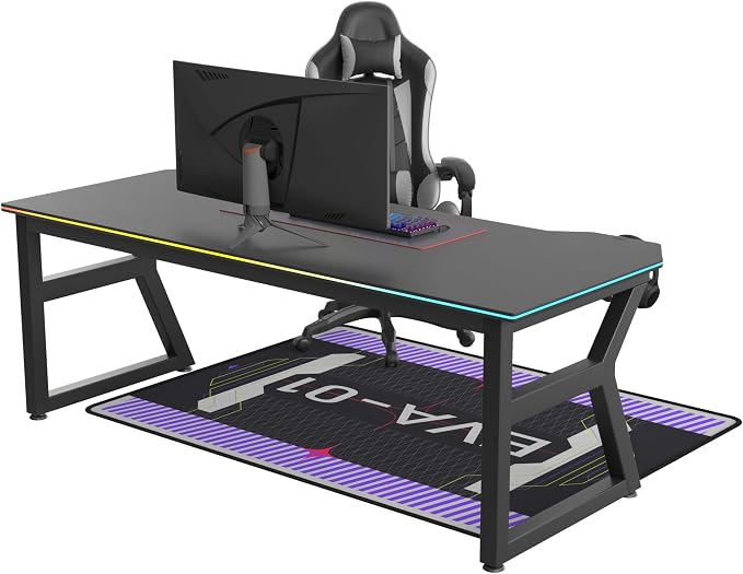 Neon Genesis Evangelion Non-Slip Floor Chair Mat 35"×47" for Gaming Chair Mat - Image 4