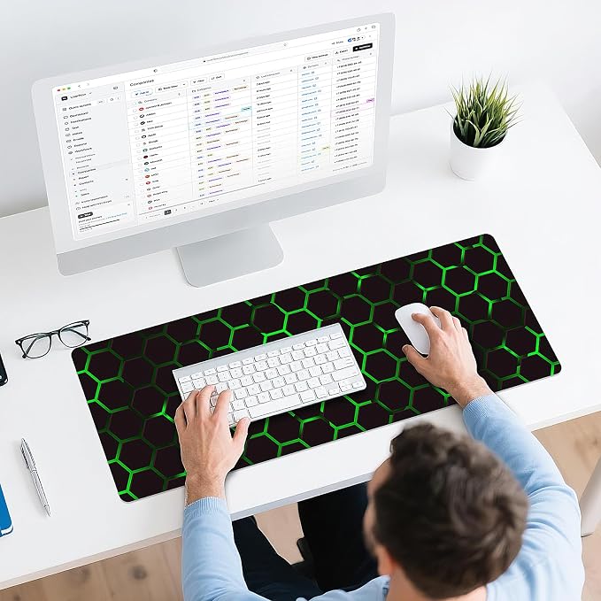 Mouse Pad Gaming - Desk Mat for Keyboard and Mouse - Large Mouse Pads for Desk, Gaming Mousepad with Non-Slip Base, Desks Pad (31.5" X 11.8") for Game, Office and Home - Image 6