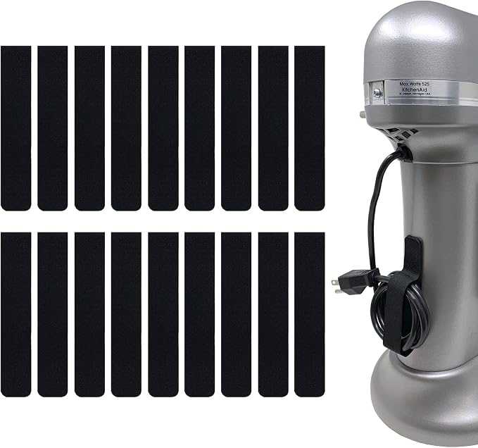 Cable Clams by Wrap-It Storage - 5" (18-Pack) Black by Wrap-ItStorage