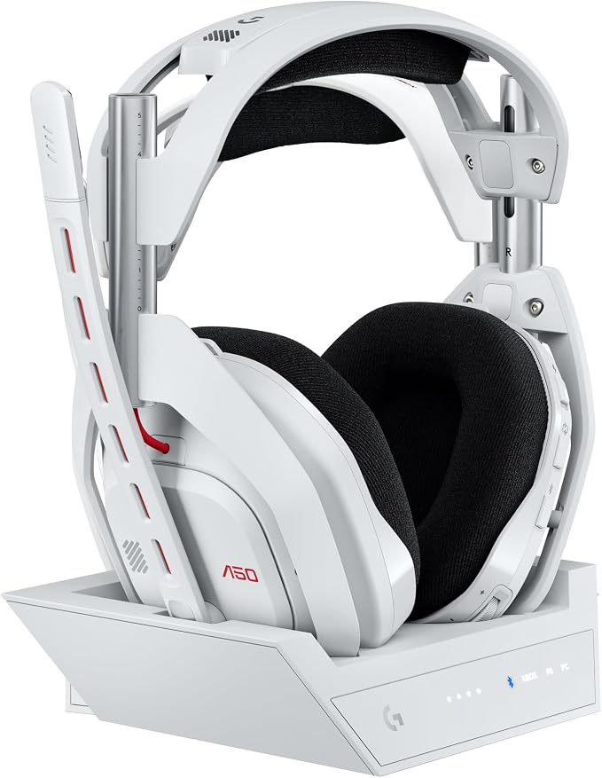 Logitech G Astro A50 Multi-Platform Wireless Gaming Headset - White by Unknown
