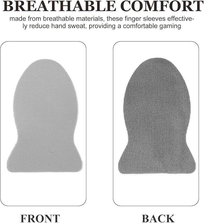 10pcs Breathable Finger Sleeves for Gaming with Enhanced Sensitivity and Wear-Resistant Cloth Material Comfortable Finger Covers for Mobile Gaming and Fighting Games - Image 7
