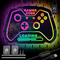 Gamer Neon Sign Gamepad Shaped LED Neon Lights for Gamer/Boys Room Decor Gaming Wall Decor Gamer Gift for Teens, Boys, Kids | USB Powered, Bluetooth APP Control, Music Sync & 210 Scene Modes by GOOSLA