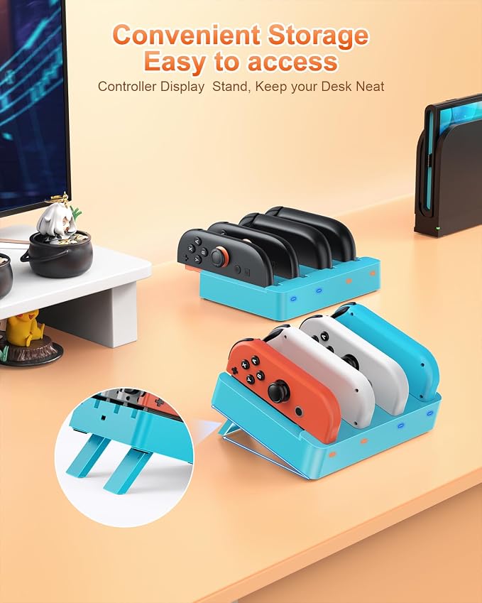 FYOUNG [Switch 2/1 Both] Controller Charger, Charging Dock for JoyCon 2 - Image 4
