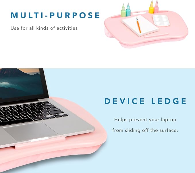 LAPGEAR MyDesk Lap Desk – Rose Quartz, 12-Pack, Fits 15.6” Laptops - Image 5