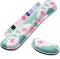 Keyboard Wrist Rest,Ergonomic Wrist Support for Keyboard,Flowers Style | Computer Wrist Rest,Superfine Fabric and Gel Memory Foam Wrist Pad,Easy Typing&Pain Relief,Suitable for Office,Family by Hoewina