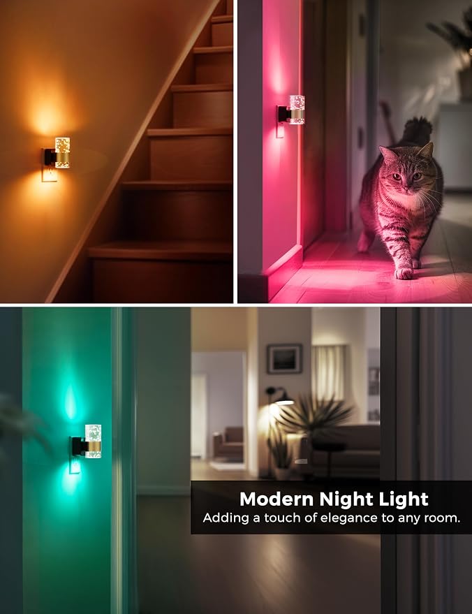 L LOHAS LED Night Lights Plug into wall,Color Changing Night Light - Image 7