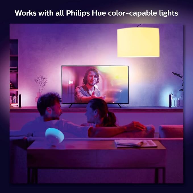 Philips Hue Play Gradient 65" Smart TV Light Strip, Flowing Color-Changing LED Strip Lights, Multicolor TV Backlight Sync with Music and Gaming, Requires Bridge & Sync Box, Control with App and Voice - Image 8