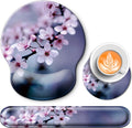 Mouse Pad and Keyboard Wrist Rest Support,Ergonomic Mouse Pad Set by Wiabsi