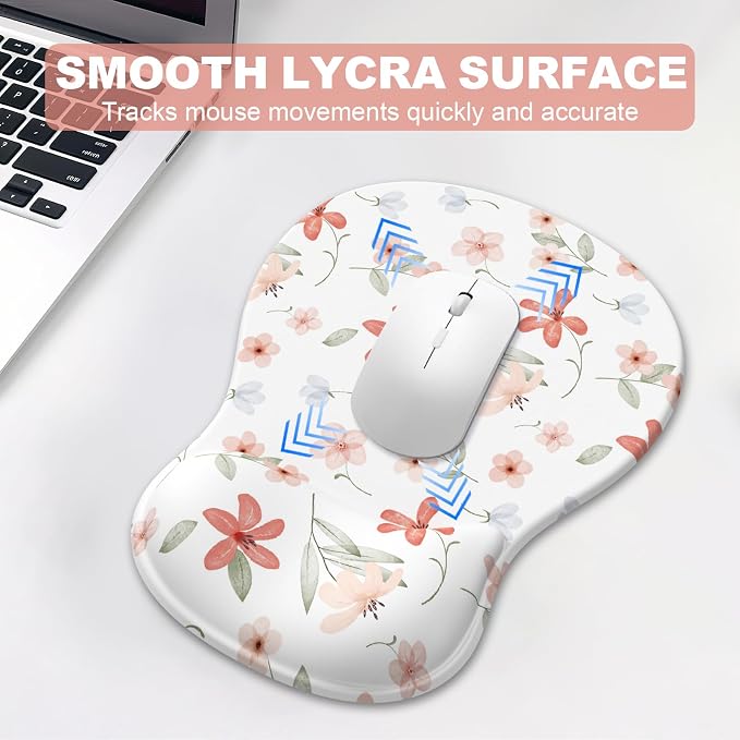 Ergonomic Mouse Pad with Wrist Rest and Keyboard Wrist Rest, Gel Mousepad - Image 3