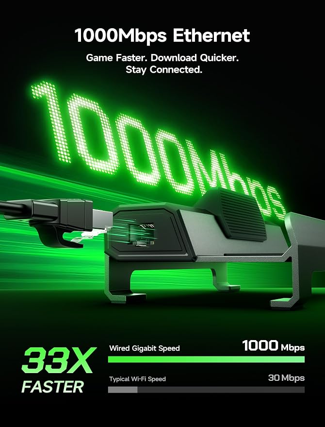 JSAUX 6-in-1 Docking Station for ROG Xbox Ally X/Steam Deck/LegionGo HB0612 - Image 7
