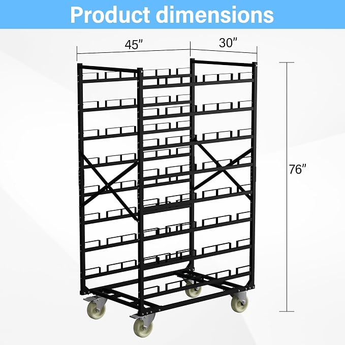 Stanchion Post Cart 24 Posts Ideal for High-Traffic Areas - Image 2