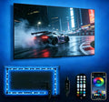 Daymeet Led Lights for TV, 16.4ft TV Led Lights Backlight Behind for 65-85 inch Led Strip Lights,RGB Color Changing Light with Remote, Music Sync Bluetooth APP Control USB Christmas Lighting by DAYMEET