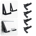 Keyboard Holder Display, Storage Hook for IKEA SKADIS | Black | Pegboard Accessories |Keyboard Stand | Skadis Accessories, Gaming Office | 4PCS by Unknown