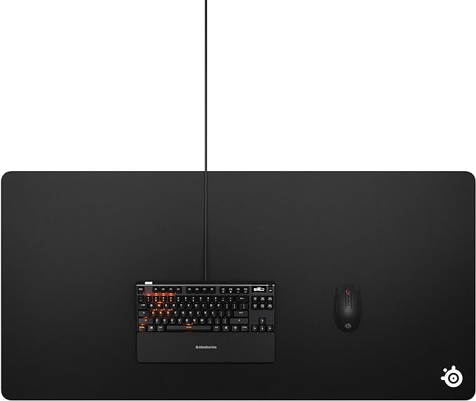SteelSeries QcK Gaming Mouse Pad - 3XL Cloth - Optimized For Gaming Sensors - Maximum Control - Image 3