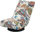 Swivel Reclining Folding Floor Gaming Chair Cover Printed Lazy Boy Chair Slipcover Lounge Folding Sofa Seat Covers for Teens and Adults, 14 by Lussenwert