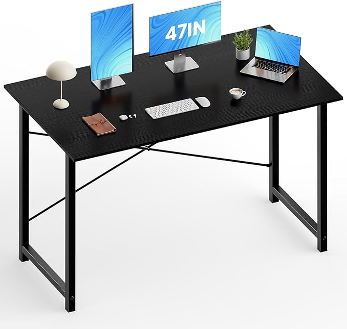 OLIXIS 47 Inch Home Office Desk, Study Desk, Work Table by OLIXIS