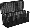 Cable Management Box, Handmade Rattan Cord Organizer for Power Strip by Cantalop