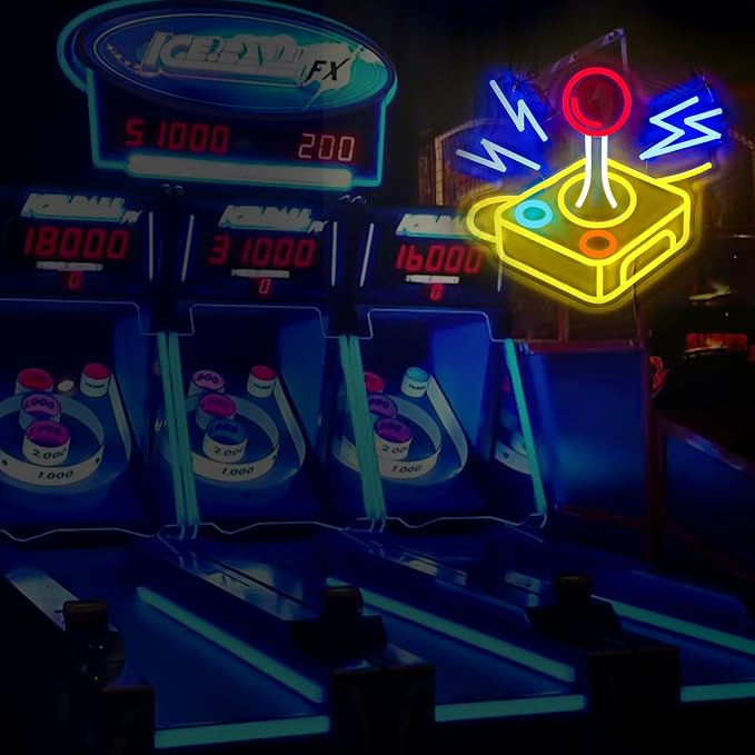 Arcade Gamer Neon Sign, LED Gaming Neon Light Sign for Game Room Wall Decor - Image 8