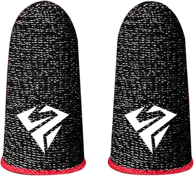 Gaming Finger Gloves Gaming Finger Sleeves Anti-Slip Sweatproof Ultra-Thin Touch Screen Gloves Fingertip Cover for Mobile Game Gaming Finger Gloves Gaming Thumb Sleeves - Image 5