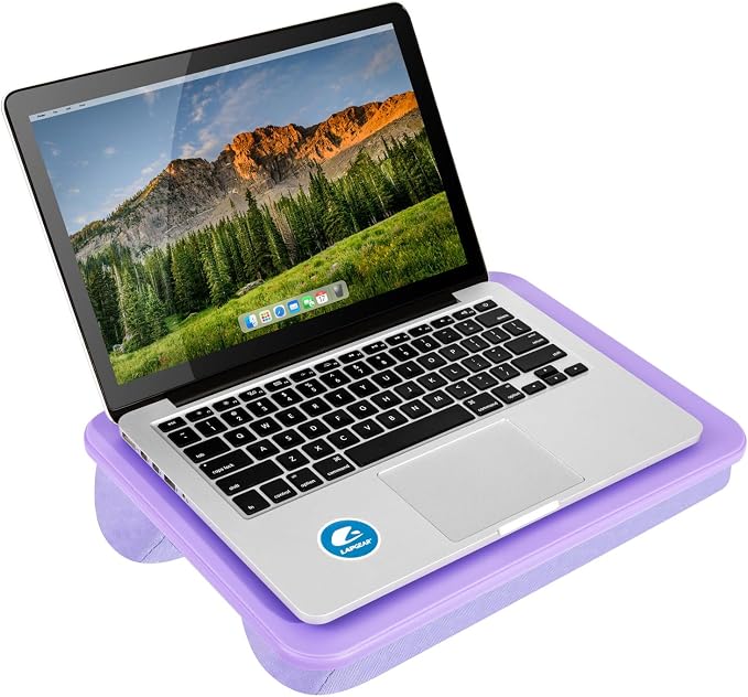 LAPGEAR Compact Lap Desk – Purple Amethyst, Fits 14" Laptops - Image 7