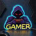 Gamer Neon Sign, UV Printed Gaming LED Neon Light Sign for Gamer Room Decor by Lurevia