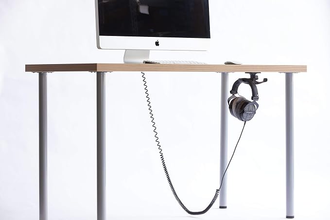 Elevation Lab The Anchor Pro (2-Pack) - Extra Strong Under-Desk Headphone Stand Mount with Built-in Cord Management - Image 6