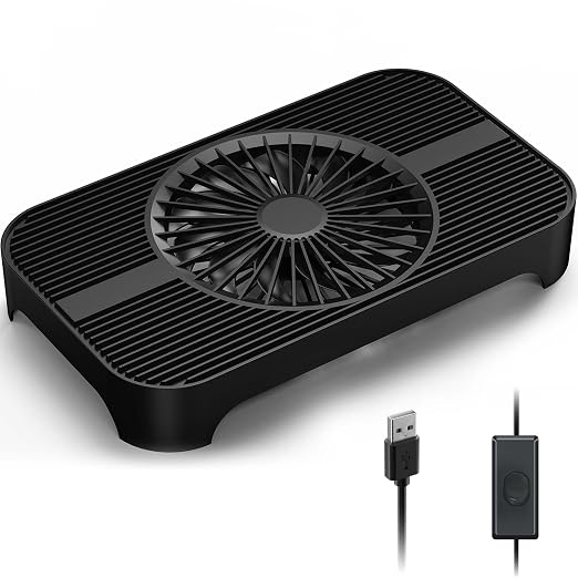 X3 USB Cooling Fan, 18dB Ultra Quiet 140mm USB PC Fan with Built-in Cable and One-Touch Switch Compatible with Router, Receiver, Amplifier, DVR, PlayStation, Xbox, Computer Cabinet Cooling by Unknown