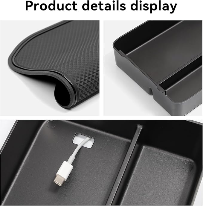 LUCKEASY Armrest Box Compatible with Hyundai Santa Fe 2024 2025 2026 - Image 7