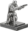 Windbreaker Soldier Knight Pen Holder Personalized Desk Accessory Silver by CYXStar