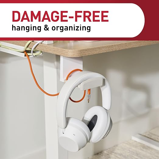 Command Headphone Hanger, 1 Hook, 4 Large Strips - Image 5