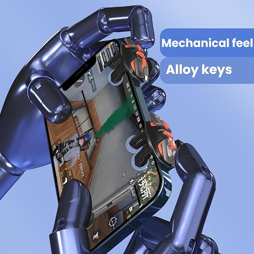CyberFey Mobile Gaming 6 Triggers Phone Controller Gatillos para Celular for Gaming PUBG/Call of Duty, Compatible with Android & iPhone - Image 4