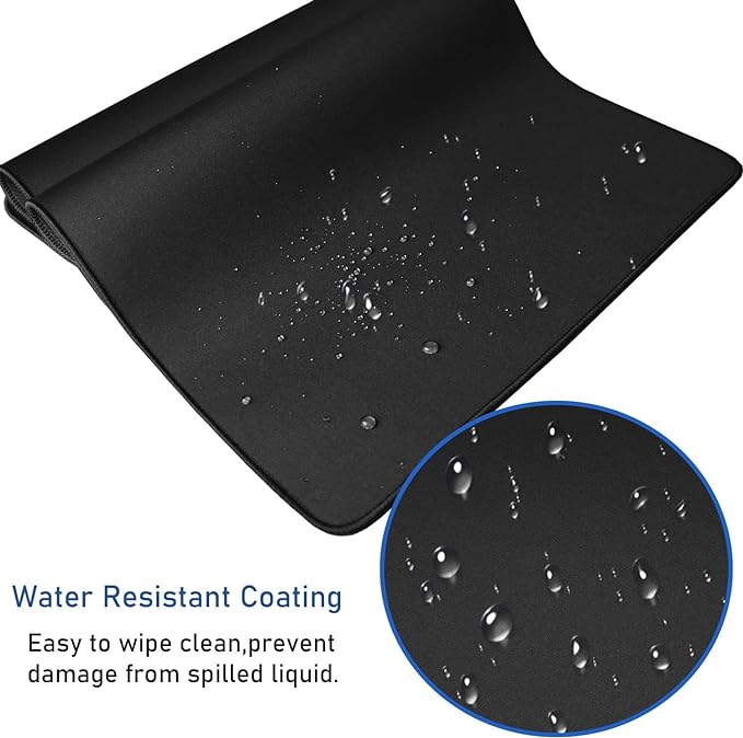 Large Mouse Pad, 31.5X11.8In Durable Non-Slip Natural Rubber Base Mousepad | Mouse Pad, Non-Slip Natural Rubber Base,Waterproof Computer Keyboard Pad Mat for Esports Pros/Gamer/Desktop/Office/Home - Image 5