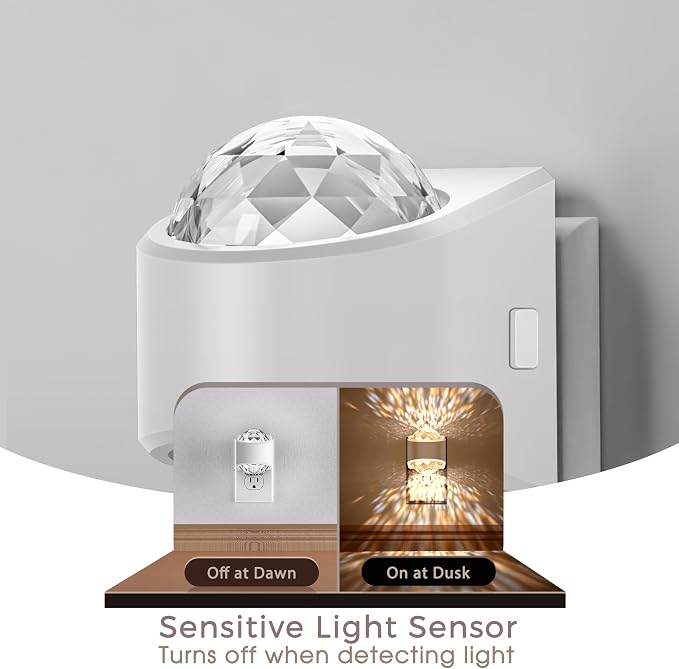 Briignite Night Light, Night Lights Plug into Wall, Projector Night Light - Image 3