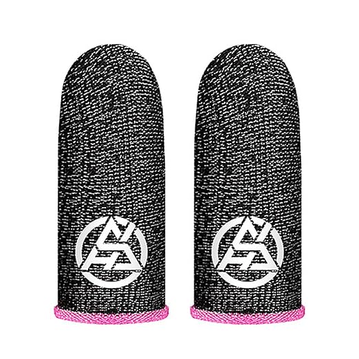 Flexible Gaming Finger Gloves Protectors with Ventilated Fabric Perfect for Shooters Competitive 2pcs Wicking Finger Sleeves by Unknown